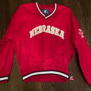 Vintage Nebraska Huskers Starter windbreaker